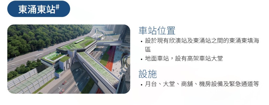 港鐵東涌綫延綫網頁截圖