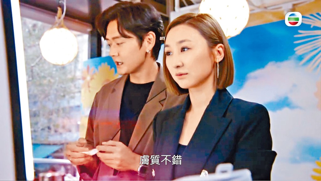 高海寧難得地「素顏」出鏡。