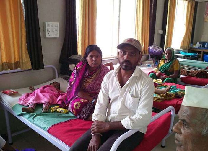 Disksha與丈夫Nanoba Kamble。網上圖片