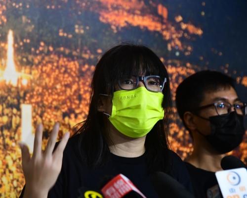 新華社指警方依據《港區國安法》,對支聯會副主席鄒幸彤等人實行拘捕,體現了有法必依、執法必嚴、違法必究的法治原則,有力維護了法治尊嚴。資料圖片