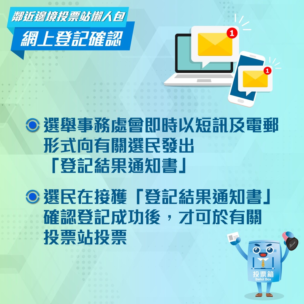 2023年區議會一般選舉，鄰近邊境投票站懶人包。政制及內地事務局FB圖片