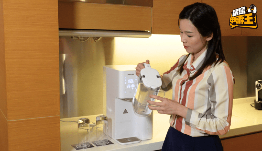 沙田凯悦酒店在房间安装滤水机，每周可减浪费6千胶樽装水。