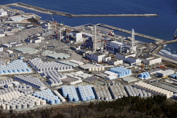 日本福島核電站處理過的核廢水，預計最快將在本月底開始排入海中。資料圖片