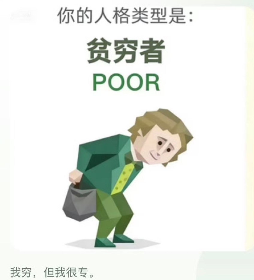 完成SBTI人格测试，就会出现一张代表性格的图案。