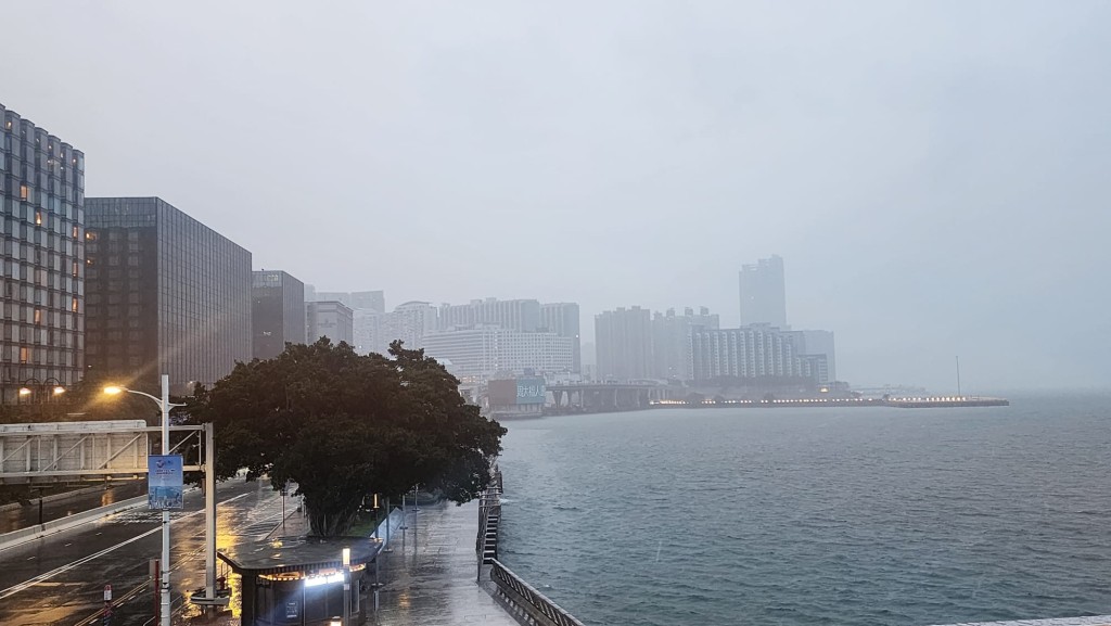 本港地區今日多雲，間中有驟雨。黎志偉攝