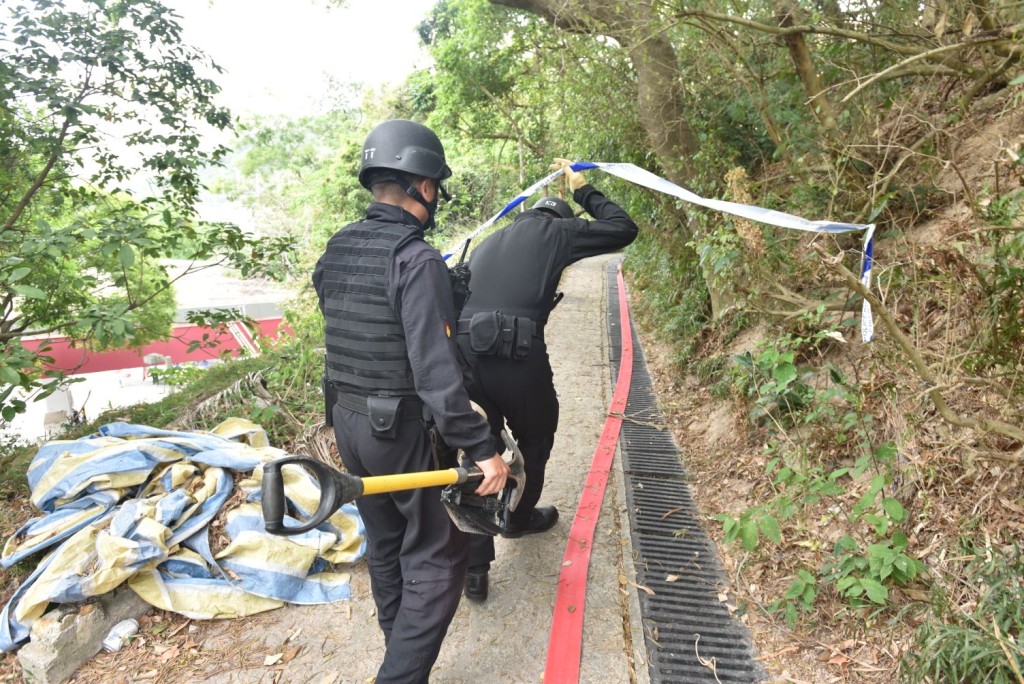 跑馬地黃泥涌峽道發現懷疑戰時手榴彈