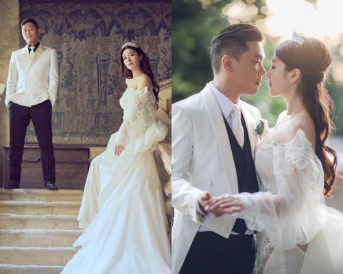 老公陸漢洋搞驚喜婚禮,令苟芸慧好感動。