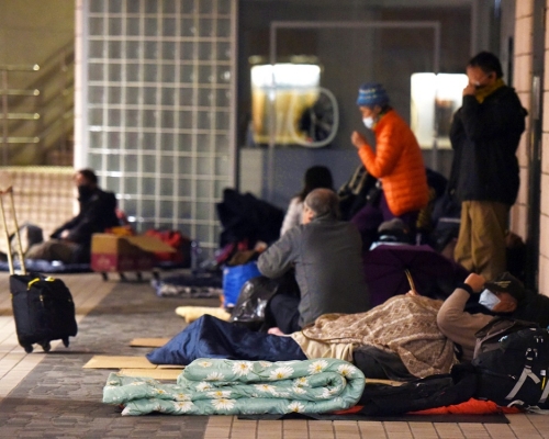 社會福利署已登記的露宿者人數約有1500人。資料圖片