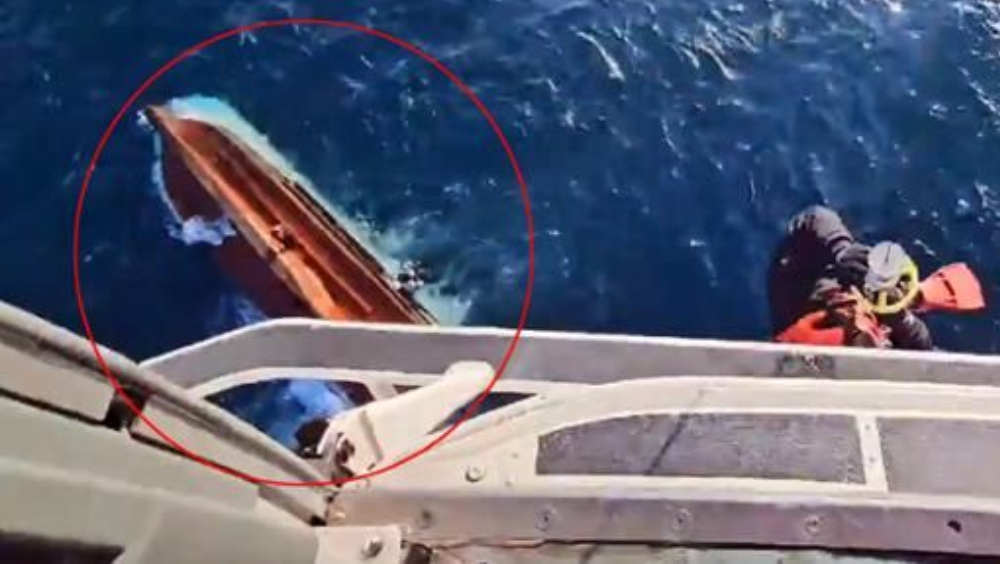 南韓漁船南部海域翻側,船上9人全部失蹤。 南韓海洋警察廳