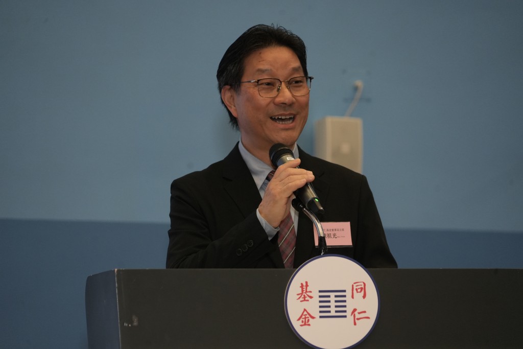 同仁基金董事局主席陳祖光表示，基金早前為宏福苑大火籌得約600萬元，全數捐給消防人員及家屬作撫恤金。
