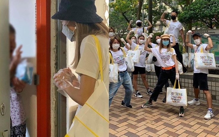 容祖兒為做善事出心出力。