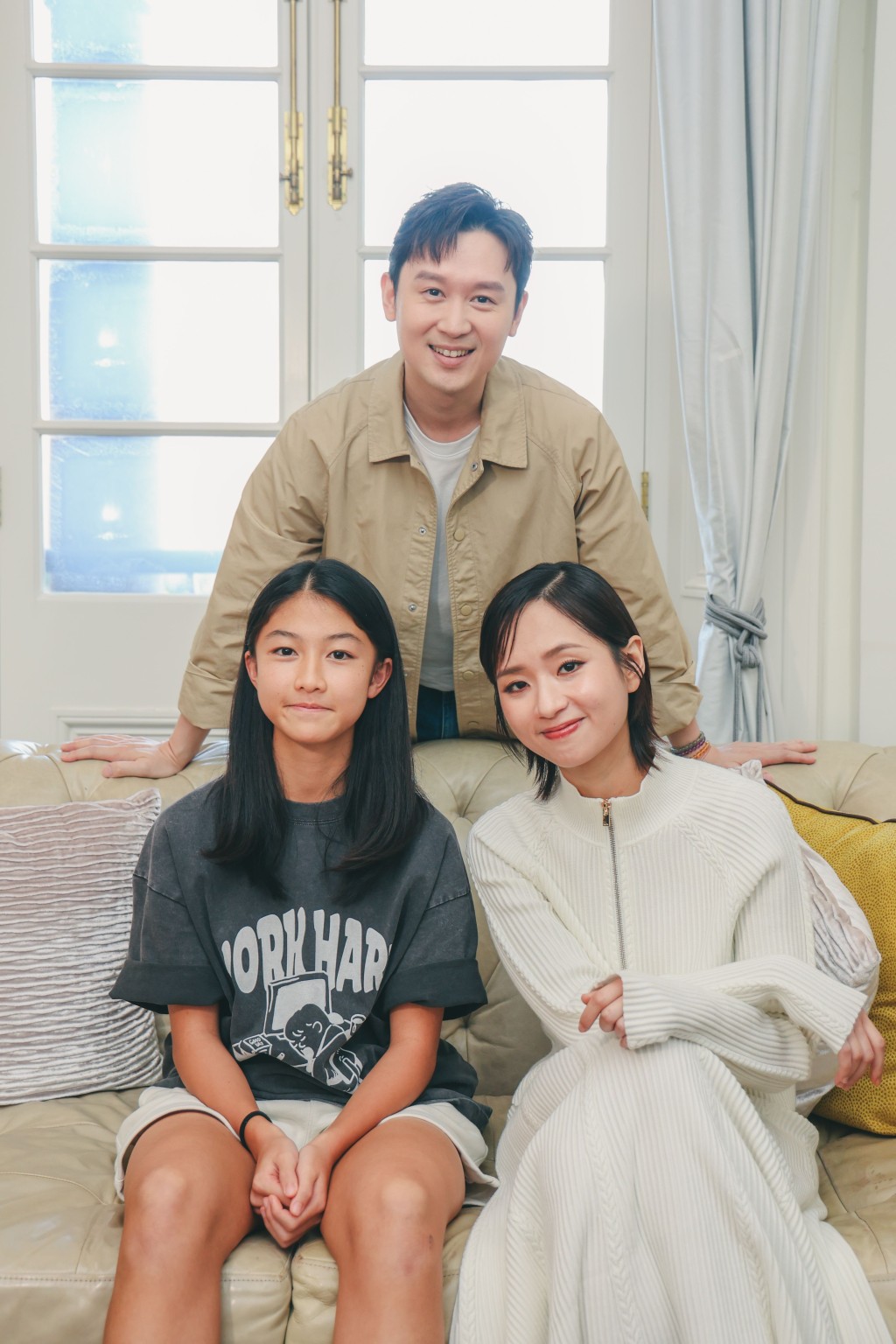 凌文龍、梁雍婷、周衹月一同為《逆轉上半場》宣傳，接受訪問。