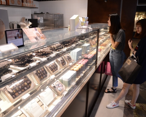 甜品咖啡店agnès b. CAFÉ。资料图片