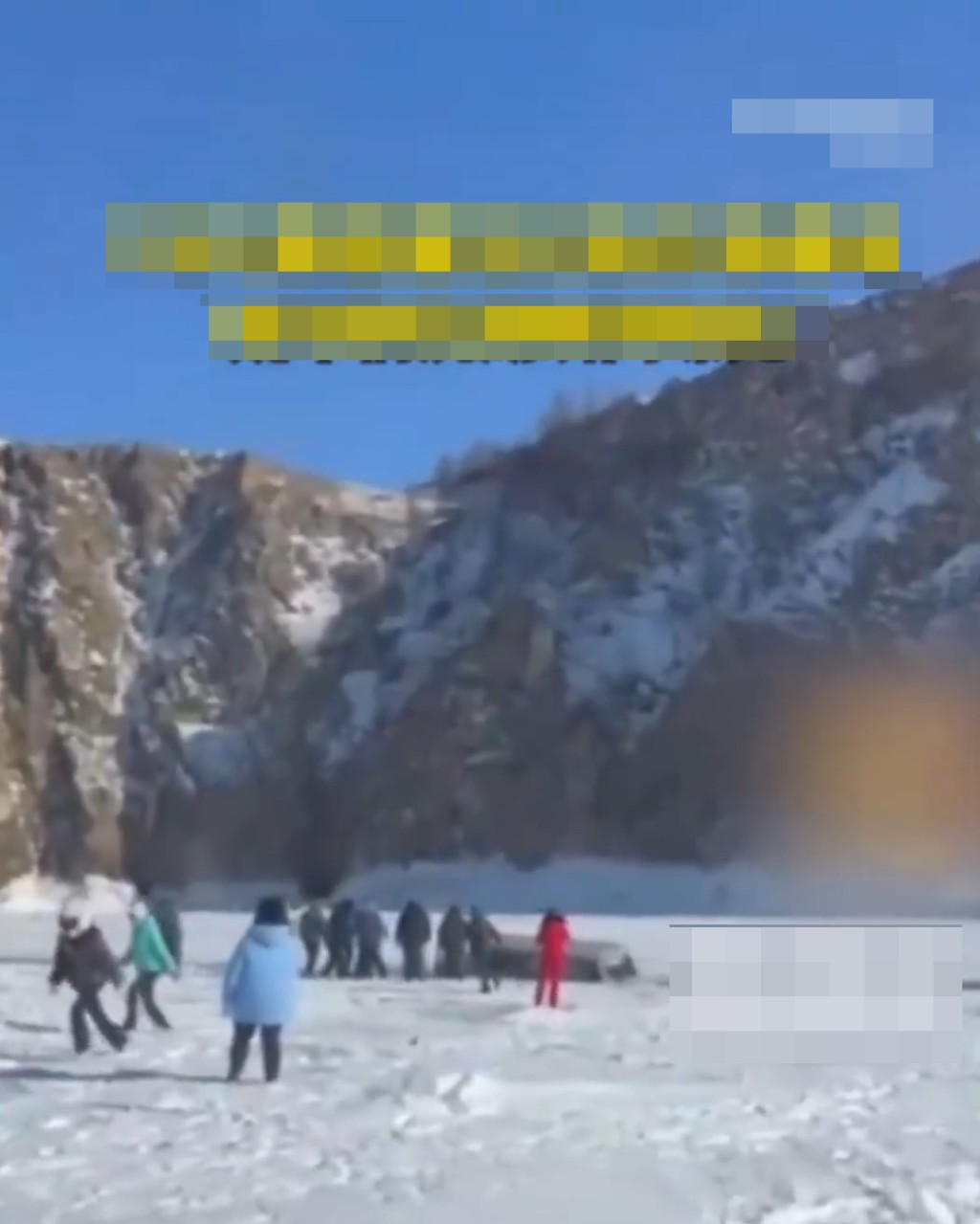 俄羅斯貝加爾湖車輛沉湖致8死事發影片曝光。