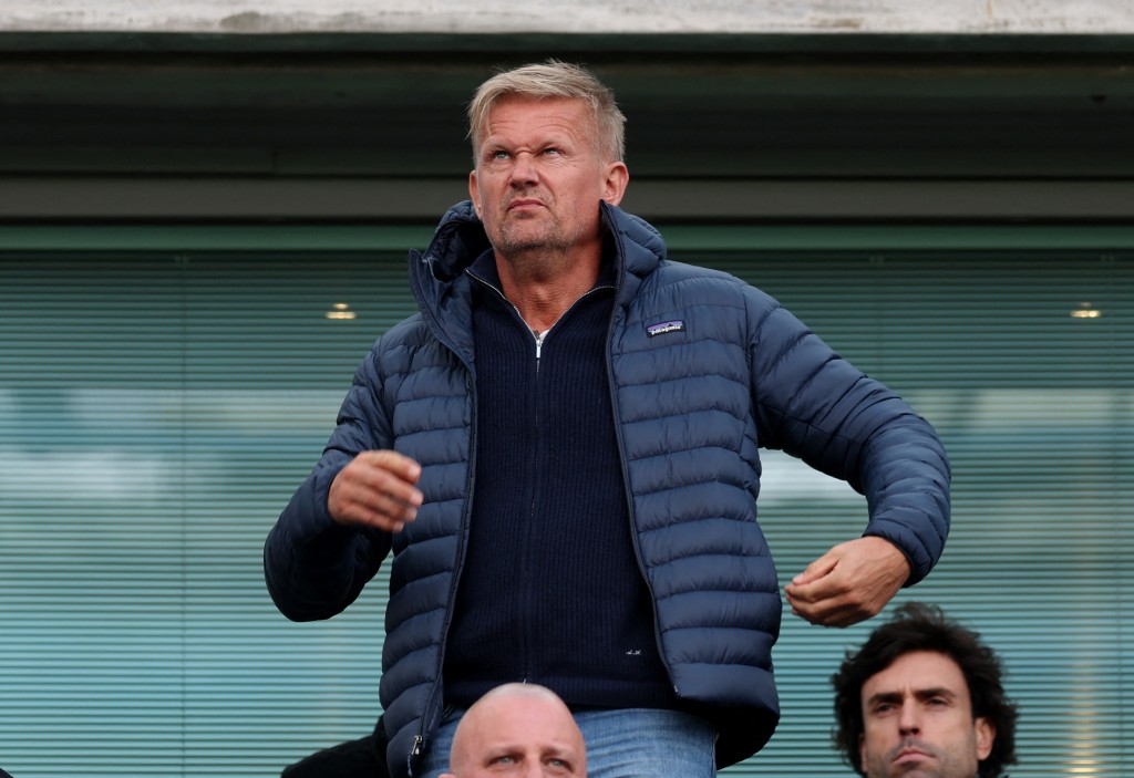 艾宁夏兰特父亲艾费尔（Alfie Haland）。路透社