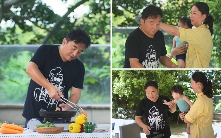 呂方為太太的平台做宣傳。