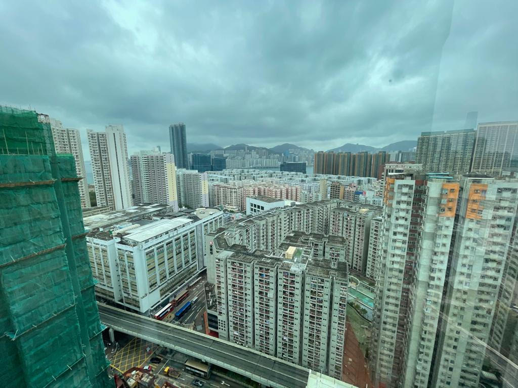 頂層單位外望城市景及遠海景。