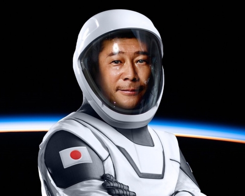 四十五歲的前澤友作從事電子商務致富，熱衷追逐太空夢。前澤友作twitter圖片