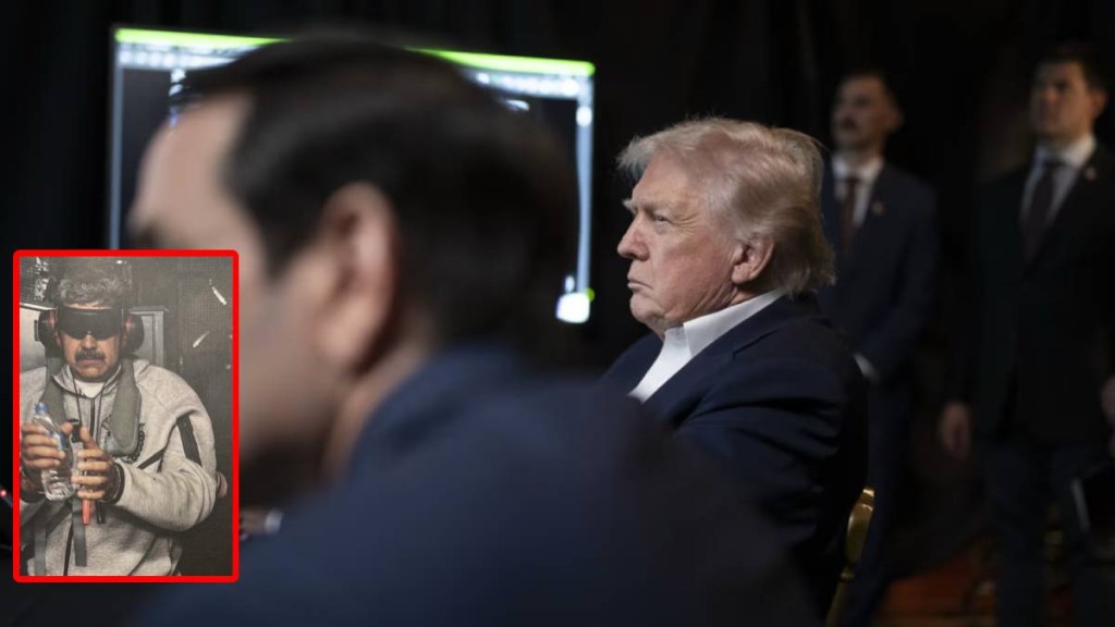 美國總統特朗普在軍情室觀看馬杜羅被俘虜。Truth Social：Donald Trump