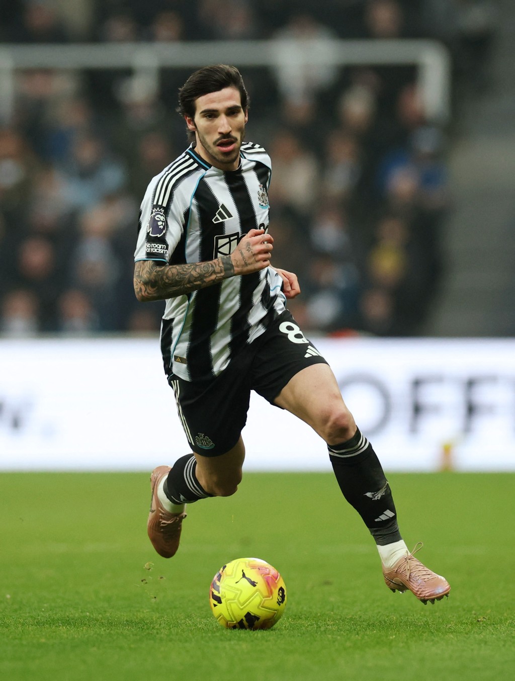 紐卡素中場辛度東拿利。路透社