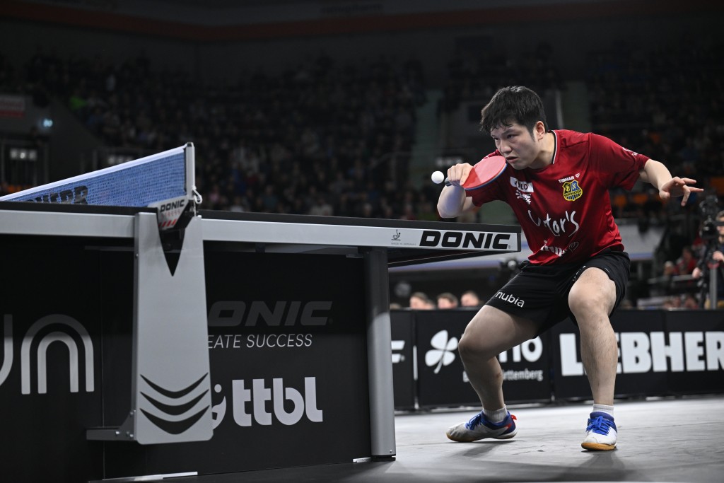 樊振东在准决赛和准赛4次上阵，全部胜出。新华社