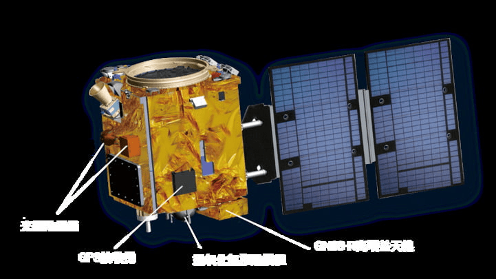 「獵風者」衛星。台灣太空中心FB