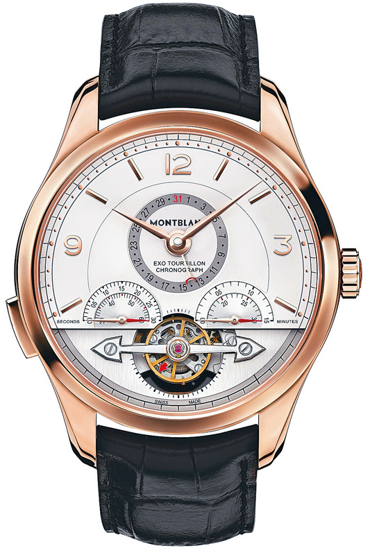 於2015年將ExoTourbillon放回6點位的Heritage Chronometrie ExoTourbillon Minute Chronograph。