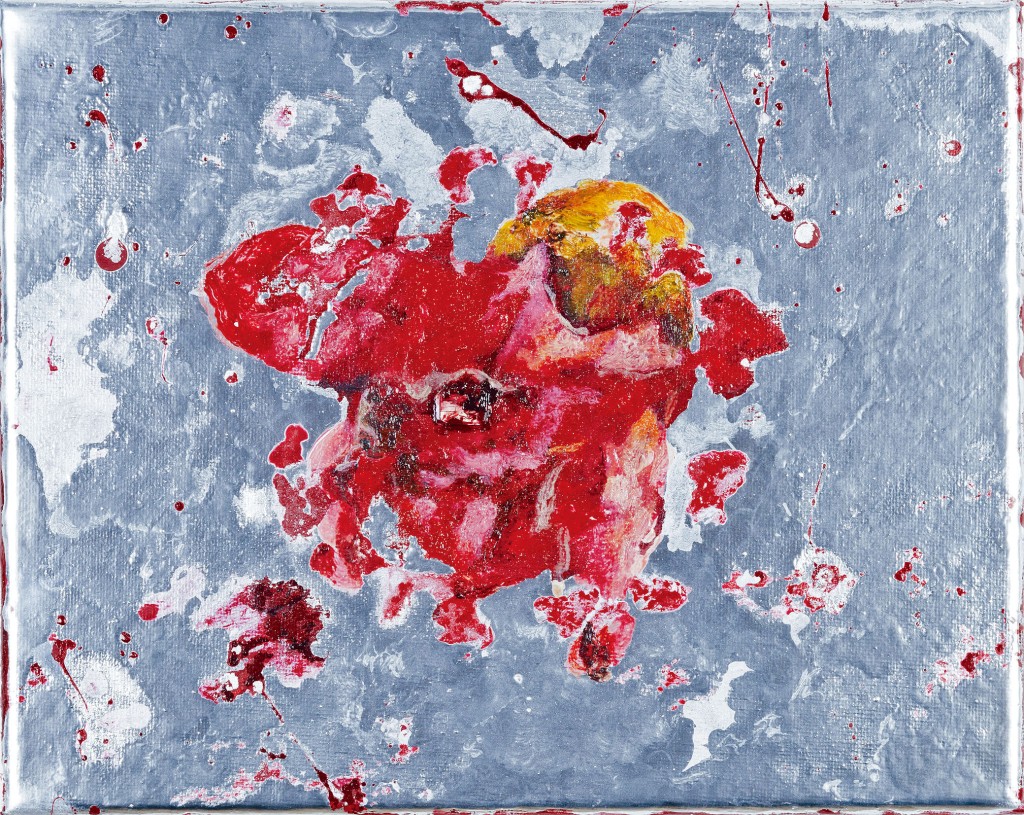 《木棉花1》，猶如心臟，生猛躁動。