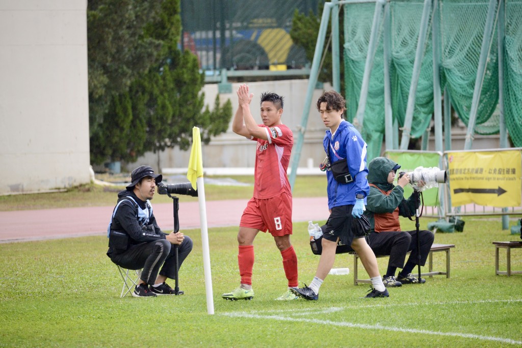 李嘉耀為球隊搏得「12碼」。楊功煜攝