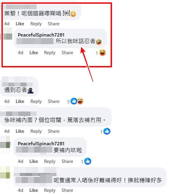 facebook截圖（資料來源：PeacefulSpinach7281＠facebook車cam L（香港群組））
