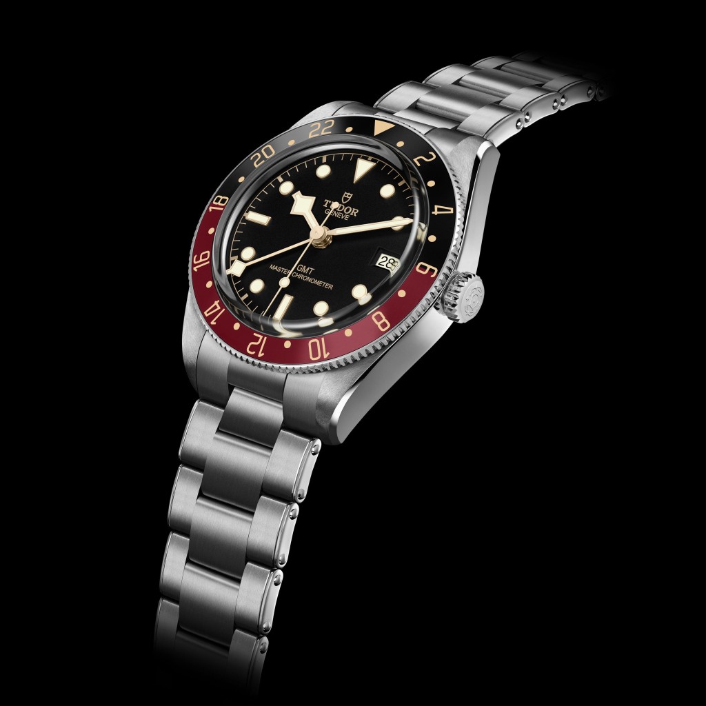 Tudor Black Bay 58 GMT，錶殼：39mm不鏽鋼/機芯：MT5450-U自動/售價：$34,100（膠帶）、$35,800（鏈帶）。