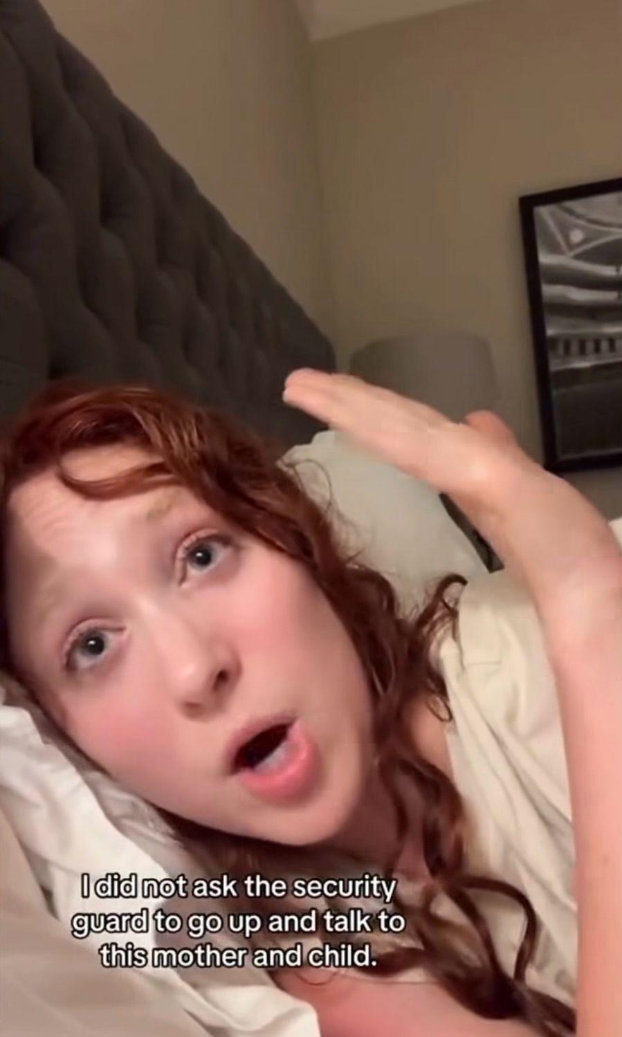 Chappell為保安的過分行為向母女道歉。