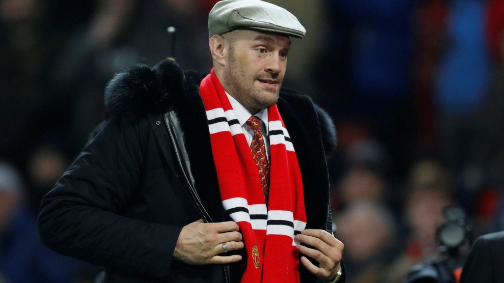 拳王費利乃曼聯球迷。Reuters資料圖片