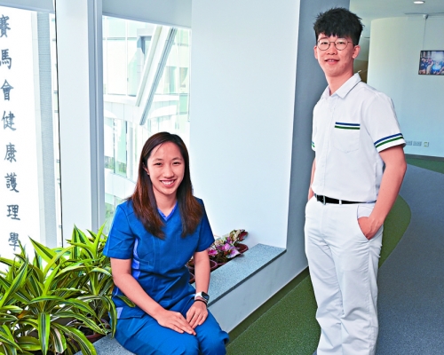 香港都會大學新落成的健康護理大樓有助培育年青健康護理人才。