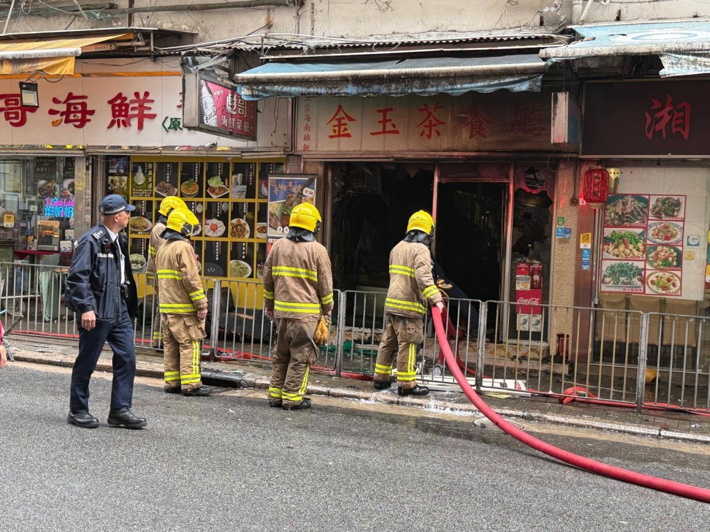 起火茶餐廳。觀塘區議員柯創盛FB