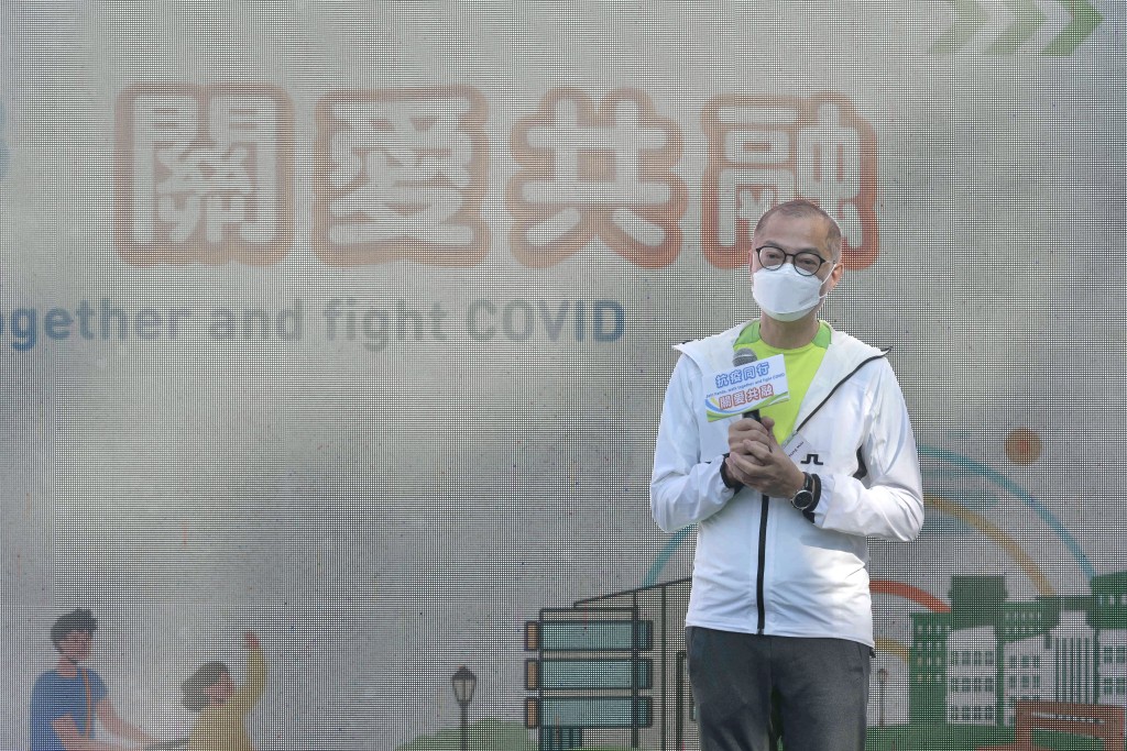 卢宠茂强调在对外防疫措施方面政府会继续采取「稳扎稳打」的方法。陈浩元摄