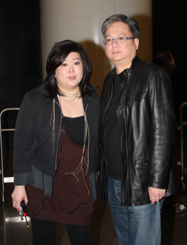 雲維恩與妻子何婉薇攝於2009年。資料圖片