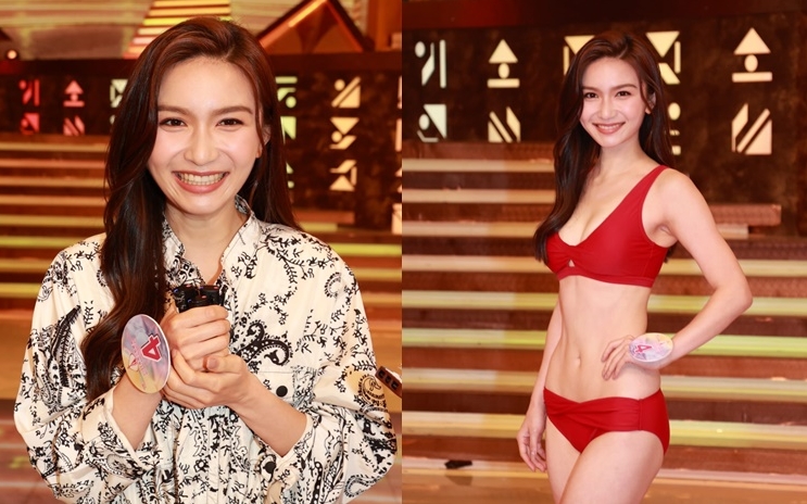 關楓馨腹肌線條十分出眾，亦對奪冠滿有信心。