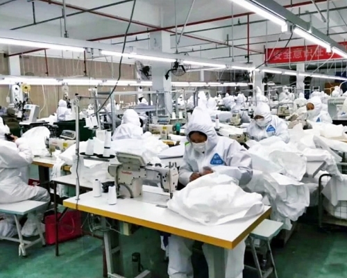 國家指防護服供應已足夠內需。