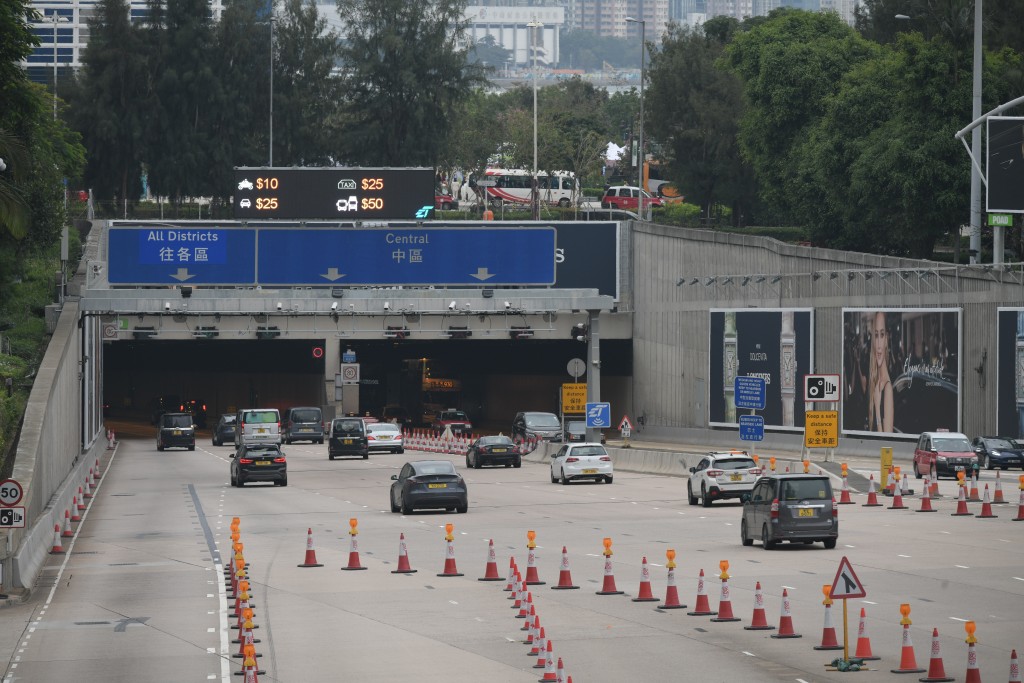 屆時，西隧往港島方向將封閉。資料圖片