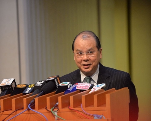 張建宗相信梁振英可肩負特首和政協副主席任務。