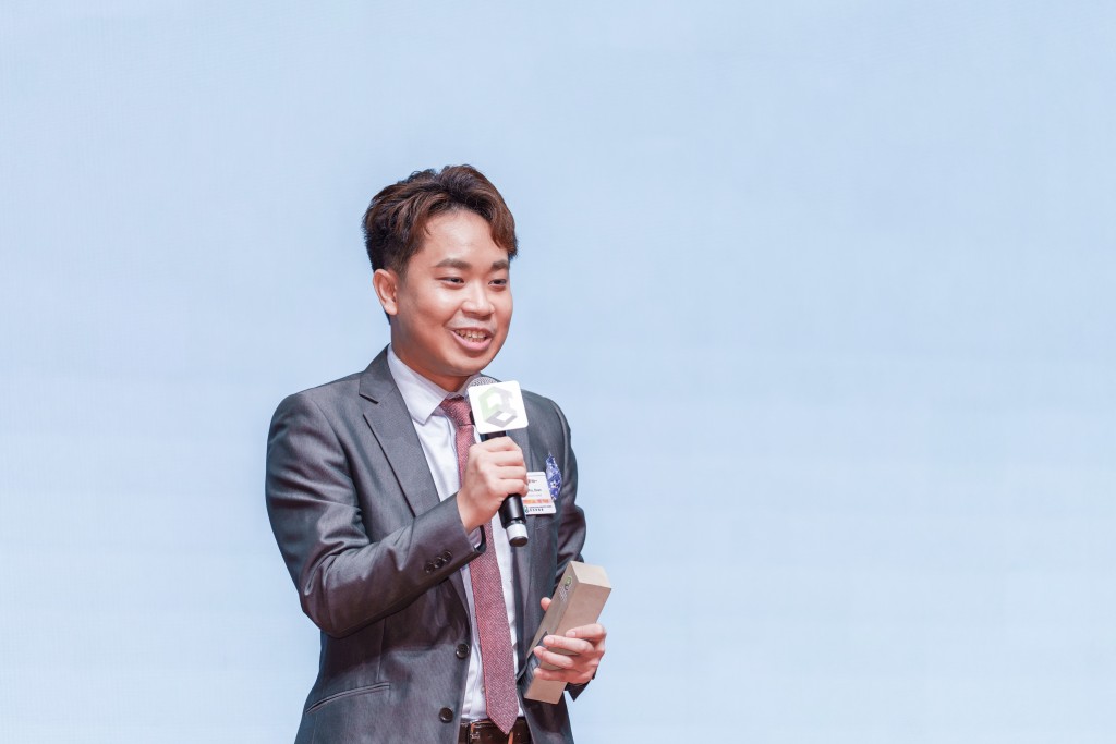 「創新科技、設計、學術及其他」組別得獎者︰李銘翹(Owen)。 「創新科技、設計、學術及其他」組別得獎者︰李銘翹(Owen)。