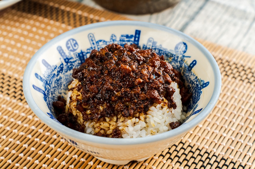 肉燥飯 $38/A，肉燥是許多台式料理的靈魂所在，肥而不膩、鮮美細嫩，是下飯佳品。