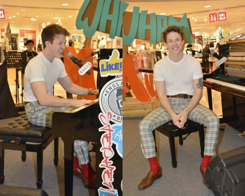 Stephen Ridley雖然第一次來港,但都知香港有點心美食。
