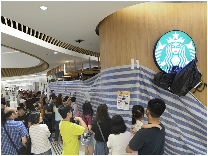 Popcorn星巴克咖啡 。資料圖片