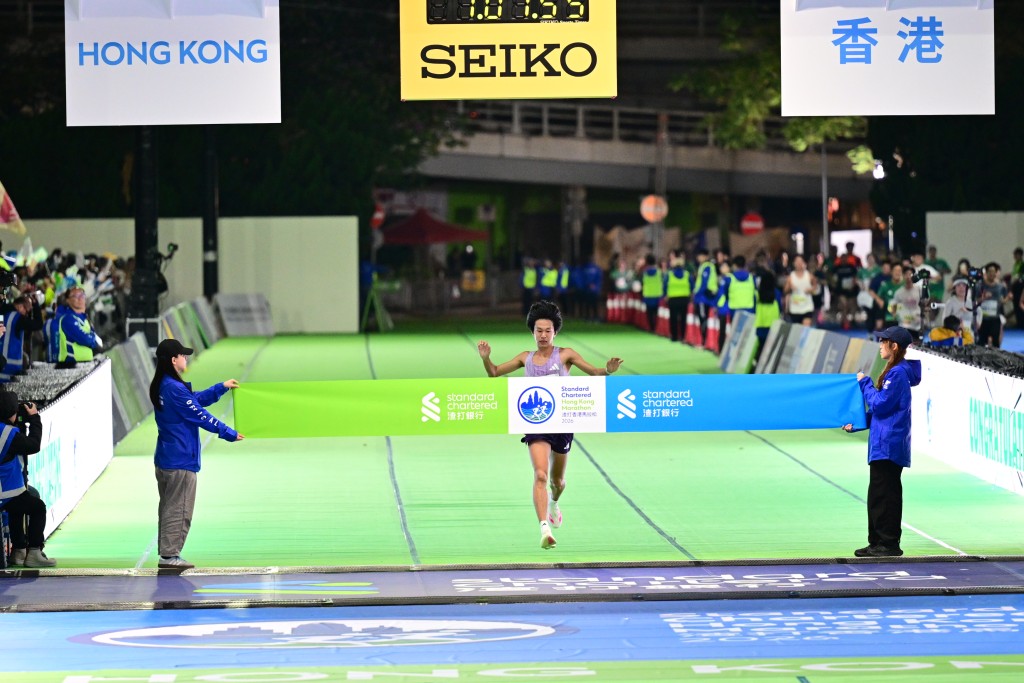 北京跑手陳雨繁半馬奪冠。廖偉業攝