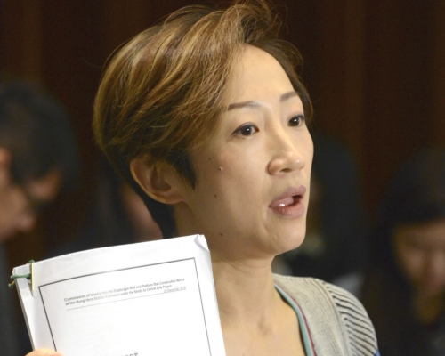 公民黨陳淑莊指不應不考慮發展餘下的140公頃高球場。