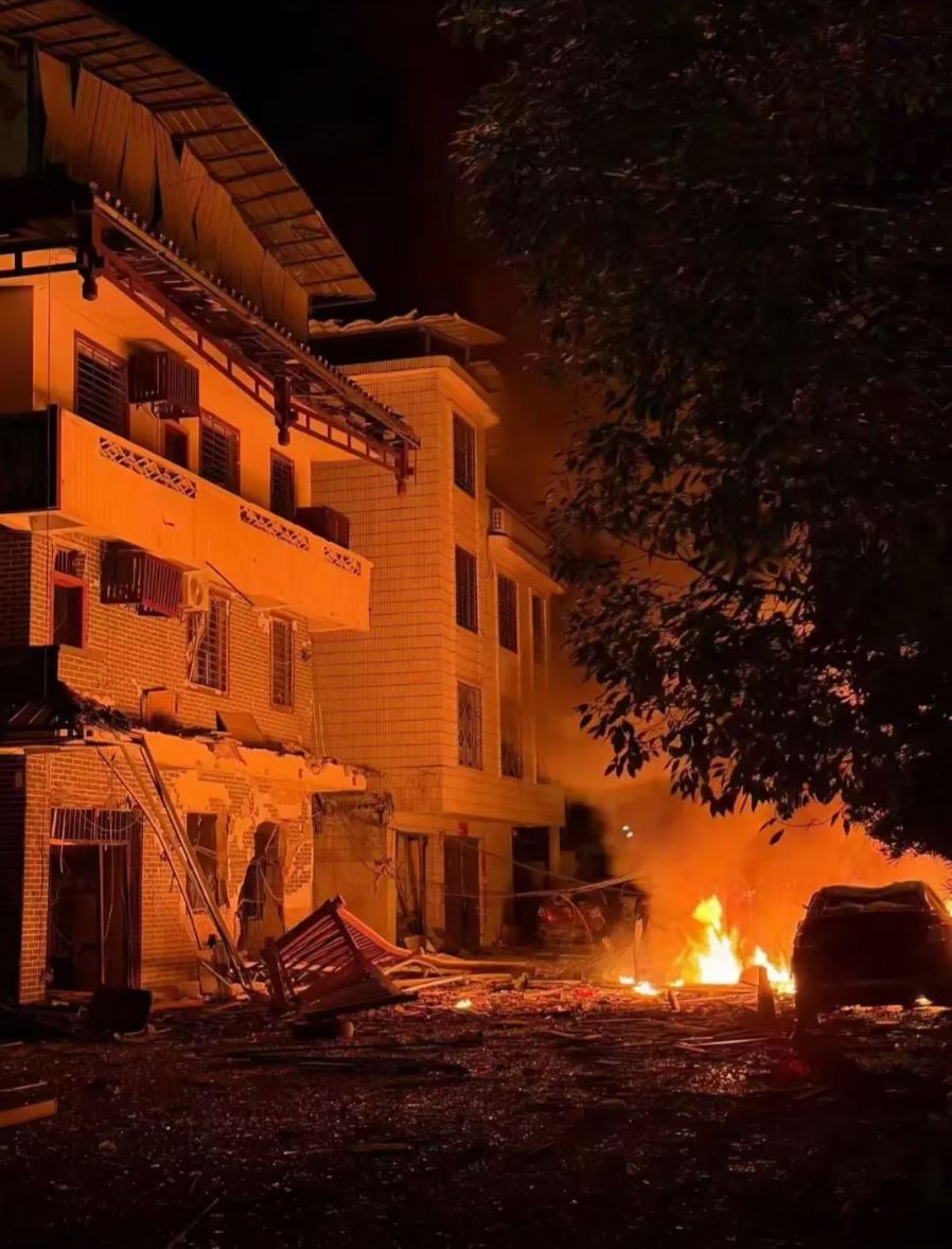 桂林興安縣半夜大爆炸，已致7死17傷。抖音