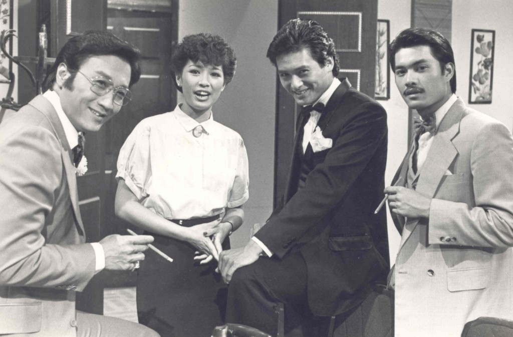 1980年，黃淑儀跟周潤發、謝賢和呂良偉合演《上海灘續集》。