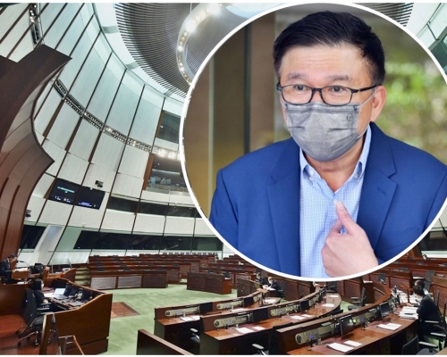 陳家強(小圖)批評以往有部分議員只為爭取選票而「嗌口號」。